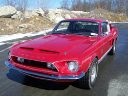 1968 red gt350